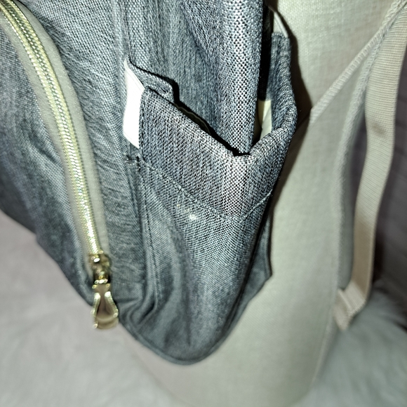 Yeerdone Grey Diaper Bag Multi-Funcrion Waterproof Maternity Backpack - Picture 2 of 12